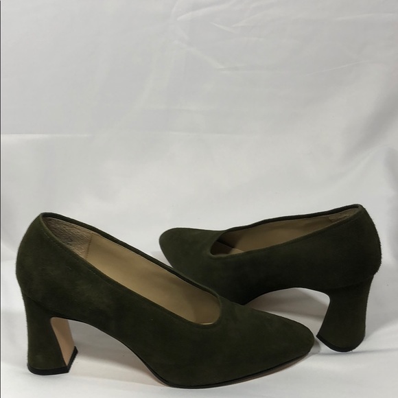 green suede shoes ladies
